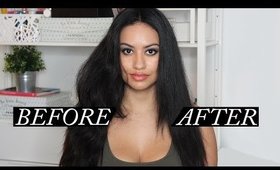 Easy Sleek Straight Hair Tutorial