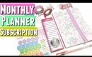 The Monthly Planner Subscription Box | Cearra's Creations