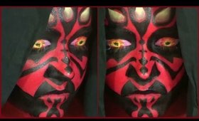 Darth Maul Body Paint Tutorial (NoBlandMakeup)