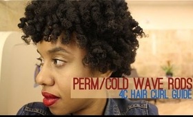 Perm/Cold Wave Rods: 4C Natural Hair Curl Guide