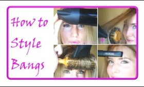 ♥ How I Style My Bangs ♥
