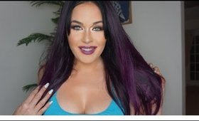 NEW PURPLE HAIR!! + EASY NATURAL LOOKING WIG TUTORIAL ♡ DONA LOVE HAIR ♡