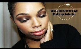 Spot light bronze smokey eye : curlsnlipstick