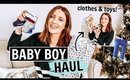 BABY BOY CLOTHING & TOY HAUL | Kendra Atkins