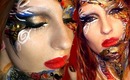 Solstice. Make-up look inspired by Gustav Klimt artworks / Speedtorial making of Art Nouveau