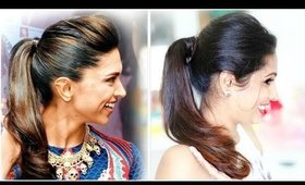 Easy Ponytail Hairstyle | Deepika Padukone | ShrutiArjunAnand