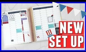 NEW Erin Condren Planner Set Up & July Plan With Me