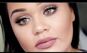 Kylie Jenner Inspired Makeup (Matte Nude Lips) Maybelline Nudes Palette