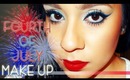 FOURTH OF JULY MAKEUP LOOK / TUTORIAL !!!!!!!!!!!!!!