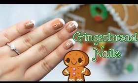 Easy Gingerbread Nails | Jessijaybeauty