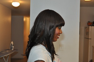 - hair:side view .