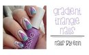 Gradient Triangle Nails and BornPrettyStore Review | NailsByErin