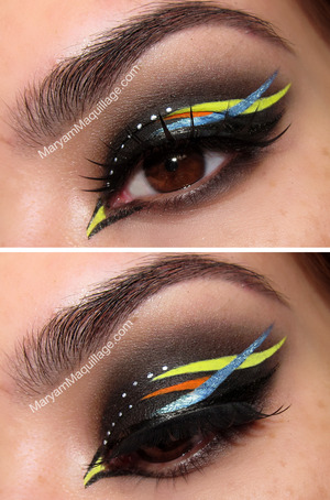 For details & more pix, check out my latest blog post: http://www.maryammaquillage.com/2012/12/dressed-up-in-funky-tropics.html