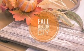 EASY FALL DECOR DIY 2018