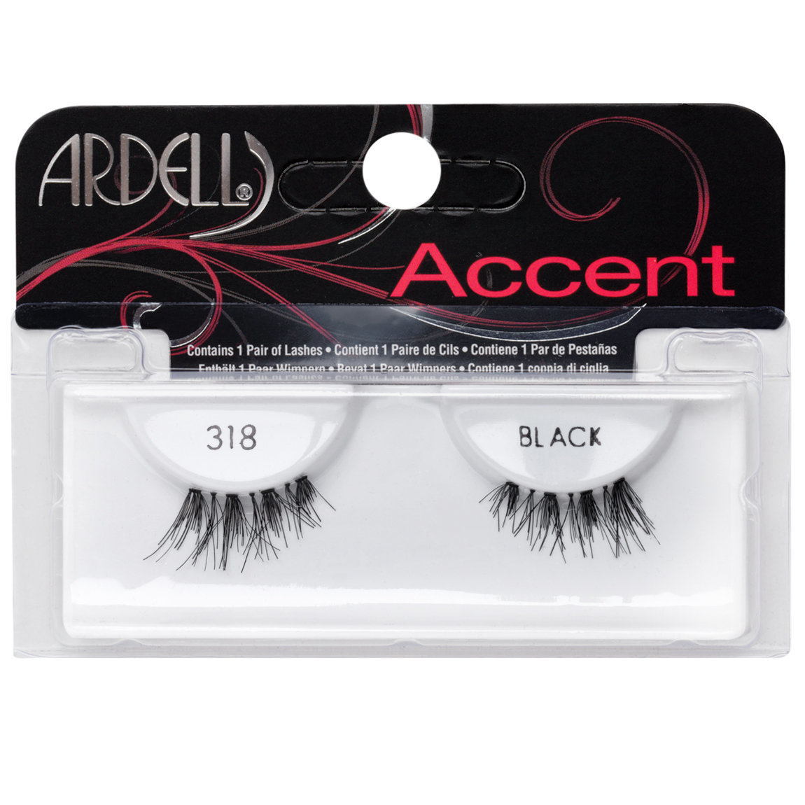 Ardell Accent Lashes 318 Black alternative view 1.