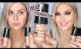 Affordable First Impression Review! 💕 LA GIRL PRO COVERAGE FOUNDATION