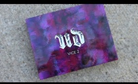 ♡ Urban Decay LE Vice 2 Palette Swatches!