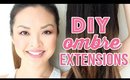 HOW TO: Dye and Ombre Hair Extensions At Home!