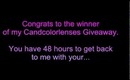 Candycolorlenses Giveaway Winner