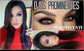 OJOS PROMINENTES maquillaje ahumado/ PROMINENT eyes makeup tutorial | auroramakeup