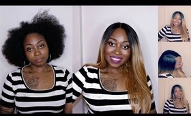 How To Install & Lay Sensationnel Stocking Cap Quality Custom Lace Wig - STRAIGHT | sistawigs.com