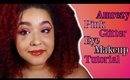 ABH Amrezy Pink Glitter Eye Makeup tutorial