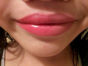 I used half pink and half red