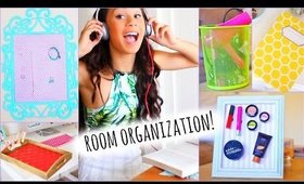 Easy Ways To Get Organized! DIY Room Decor + Tips