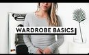 HOW TO BUILD YOUR WARDROBE WITH BASICS! 10 SUSTAINABLE CLOSET STAPLES 🌿| Nastazsa