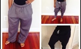 DIY | Harem Sweatpants Tutorial