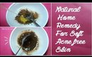 Home remedy (Srub) clears acne for soft clear skin - Kitchen ingredients