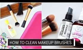 How to Clean Makeup Brushes