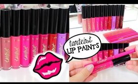 NEW Tarteist Lip Paints Review + Swatches