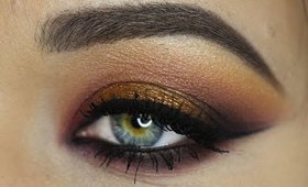 Amber & Amethyst Eye Tutorial | thatgirlshaexo