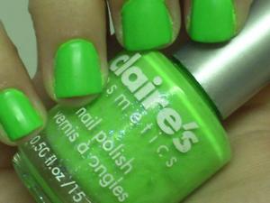 Claire's Cosmetics in the colour Lime Yours. Base for Frankenstein nails.