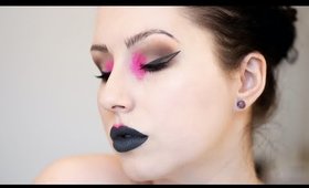 GRWM: MESSY PINK & GRAPHIC GREY LINER