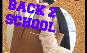 Back 2 School: Micheal Kors Jet Set Tote Bag Review