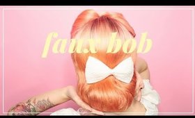 CURL FAIL - A Vintage Hair Improv | Faux Bob