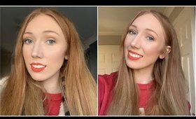 Easy Christmas Holiday Makeup | 100% DRUGSTORE/AFFORDABLE