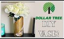 Dollar Tree DIY Gold Vase - Under $10! | Kym Yvonne