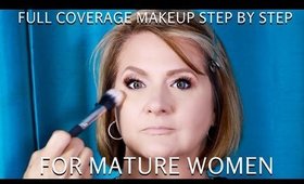 Full Coverage Makeup for Mature Women Step by Step Tutorial - mathias4makeup