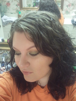 A bronzy/green eye is a great way to celebrate falls beautiful colors.