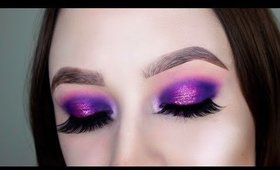 Purple Holiday Makeup Tutorial // 12 Days of Christmas Day 2
