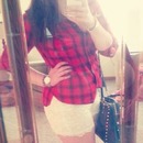Plaid and lace