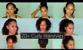 How To: Fast & Chic Curly Hairstyles For Everyday & Nights Out ◌ alishainc