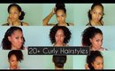 How To: Fast & Chic Curly Hairstyles For Everyday & Nights Out ◌ alishainc