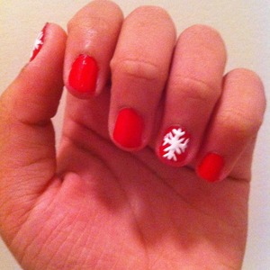 I love the simple snowflake :)