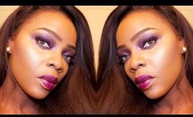 Makeup Tutorial: Purple Rain | Aymonegirl