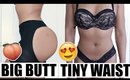 HOW TO GET A BIG BUTT SMALL WAIST WITHOUT EXERCISE!