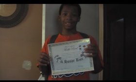 My son  Ceremony  Bam HE did it again  My autistic son